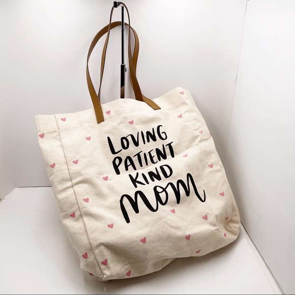 🆕{Eccolo} Canvas Pom Pom Tote Dayna Lee Collection - Picture 3 of 16